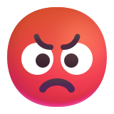 Enraged Face - Fluent (Microsoft)