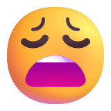 Weary Face - Fluent (Microsoft)