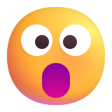 Face with Open Mouth - Fluent (Microsoft)