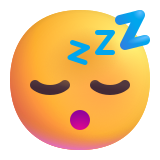 Sleeping Face - Fluent (Microsoft)