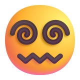 Face with Spiral Eyes - Fluent (Microsoft)