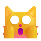 Weary Cat Face - Fluent (Microsoft)