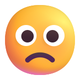 Slightly Frowning Face - Fluent (Microsoft)