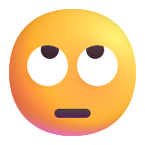 Face with Rolling Eyes - Fluent (Microsoft)