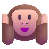 Hear-No-Evil Monkey - Fluent (Microsoft)