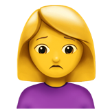 Woman Frowning - Fluent (Microsoft)