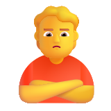 Pouting Person - Fluent (Microsoft)