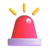 Red Police Light - Fluent (Microsoft)