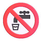 Non-Potable Water Symbol - Fluent (Microsoft)