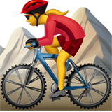 Woman Mountain Biking - Fluent (Microsoft)