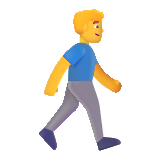 Man Walking Right - Fluent (Microsoft)