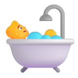 Person Taking Bath - Fluent (Microsoft)