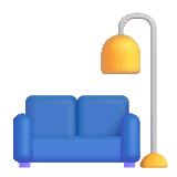 Couch and Lamp - Fluent (Microsoft)