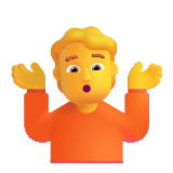 Person Shrugging - Fluent (Microsoft)