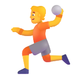 Person Playing Handball - Fluent (Microsoft)