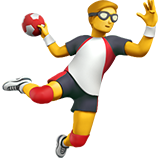Man Playing Handball - Fluent (Microsoft)