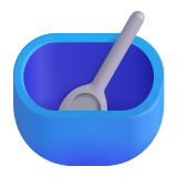 Bowl with Spoon - Fluent (Microsoft)