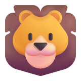 Lion Face - Fluent (Microsoft)