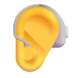 Ear with Hearing Aid - Fluent (Microsoft)