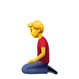 Man Kneeling - Fluent (Microsoft)