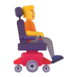 Person in Motorized Wheelchair - Fluent (Microsoft)