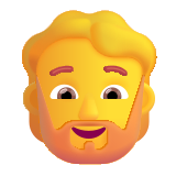 Bearded Person - Fluent (Microsoft)