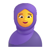 Person with Headscarf - Fluent (Microsoft)