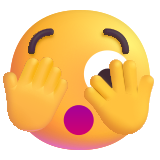 Face with Peeking Eye - Fluent (Microsoft)