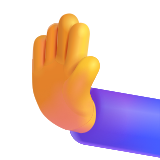 Leftwards Hand - Fluent (Microsoft)