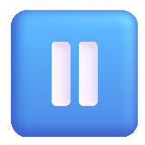 Pause Button - Fluent (Microsoft)