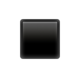 Black Small Square - Fluent (Microsoft)