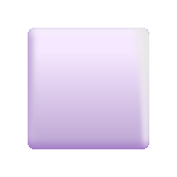 White Medium Square - Fluent (Microsoft)