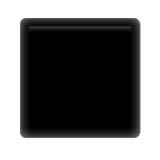 Black Medium Square - Fluent (Microsoft)