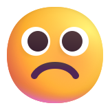 Frowning Face - Fluent (Microsoft)