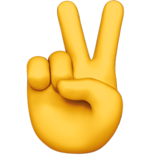 Victory Hand (Peace Sign) - Fluent (Microsoft)