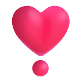 Heart Exclamation - Fluent (Microsoft)