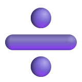 Division Sign - Fluent (Microsoft)
