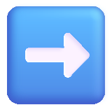 Rightwards Black Arrow - Fluent (Microsoft)