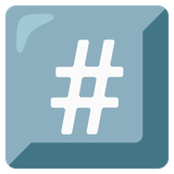 Keycap Number Sign - Noto (Google)