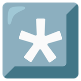 Keycap Asterisk - Noto (Google)