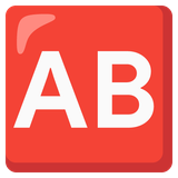 AB Button (Blood Type) - Noto (Google)