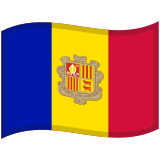 Flag: Andorra - Noto (Google)
