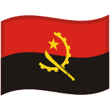 Flag: Angola - Noto (Google)