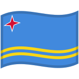 Flag: Aruba - Noto (Google)
