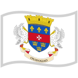 Flag: Saint Barthélemy - Noto (Google)