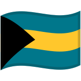 Flag: Bahamas - Noto (Google)
