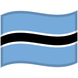 Flag: Botswana - Noto (Google)