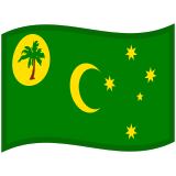 Flag: Cocos (Keeling) Islands - Noto (Google)