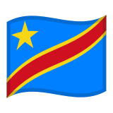 Flag: Democratic Republic of the Congo - Noto (Google)