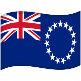 Flag: Cook Islands - Noto (Google)